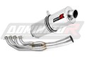 impianto di scarico completo con silenziatore DOMINATOR Full System ovale adatto alla moto BMW K1200RS 2001 - 2003 3