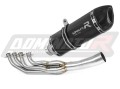 impianto di scarico completo con silenziatore DOMINATOR Full System HP1 nero adatto alla moto BMW K1200RS 2001 - 2003 2