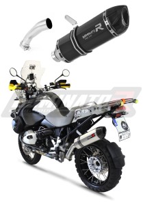 BMW R1200GS Adventure 2010 - 2012 Terminale di Scarico Marmitta Silenziatore HP1 NERO + dB killer medium