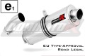 F800GS Adventure Exhaust BMW Homologated EC Type approval  Street legal Approval Certificate Muffler Auspuff Sportauspuff Silencer Echappement Silencieux Scarico Scarichi Escape Wydech Tłumik OVAL 2008 - 2017 Dominator x