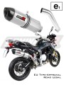 exhaust muffler DOMINATOR homologated road legal HP1 fits to F850GS Adventure 2016  2020 5