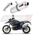 scarico silenziatore DOMINATOR ovale adatto alla moto BMW HP2 Enduro 2004 - 2007 6