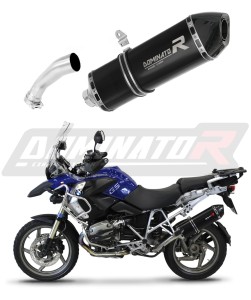 BMW R1200GS 2004 - 2009 Terminale di Scarico Marmitta Silenziatore HP7 NERO + dB killer medium