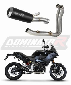 BMW F900XR 2020 - 2026 Impianto di scarico Collettori Marmitta Silenziatore GP NERO + dB killer medium