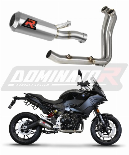 impianto di scarico completo con silenziatore DOMINATOR Full System GP adatto alla moto BMW F900XR 2020 - 2026 7