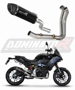 BMW F900XR 2020 - 2026 Impianto di scarico Collettori Marmitta Silenziatore HP5 NERO + dB killer medium
