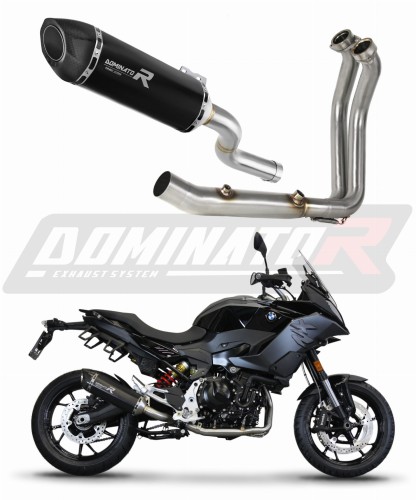 impianto di scarico completo con silenziatore DOMINATOR Full System HP5 nero adatto alla moto BMW F900XR 2020 - 2026 7
