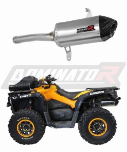 Can am Outlander 650 2013 - 2017 Terminale di Scarico Marmitta Silenziatore HP7 + dB killer medium