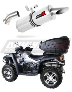 Cf moto X8 Terralander 800 V Twin 2012 - 2016 Terminale di Scarico Marmitta Silenziatore ST + dB killer medium