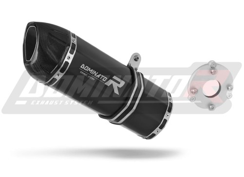 Daelim VJF Roadsport 125 EXHAUST Muffler Auspuff Sportauspuff Silencer Echappement Silencieux Scarico Scarichi Escape Wydech Tłumik HP1 BLACK Dominator Exhaust System x