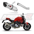 scarico silenziatore DOMINATOR HP1 adatto alla moto Ducati MONSTER 821 2018 - 2021 6