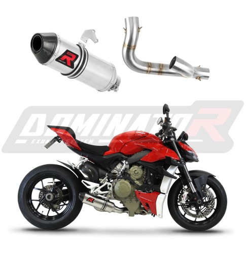 scarico silenziatore DOMINATOR HP3 adatto alla moto Ducati STREETFIGHTER V4 2019 - 2023 6