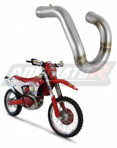 GAS GAS EC 350 F  Exhaust Header Head pipe Linkpipe Downpipe  collector manifold 2021-2022 dominator x