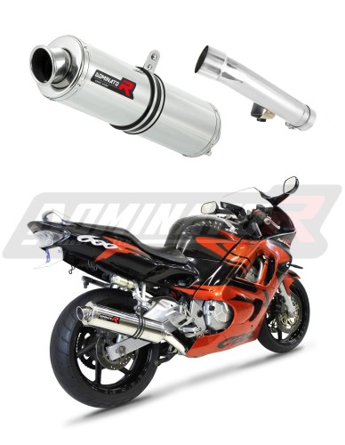 exhaust muffler DOMINATOR ROUND fits to Honda CBR 600 F2 / F3 1991  1998 6