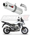 scarico silenziatore DOMINATOR ovale adatto alla moto Honda VFR 800 X Crossrunner 2015 - 2021 8