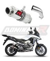 scarico silenziatore DOMINATOR GP1 adatto alla moto Honda VFR 800 X Crossrunner 2015 - 2021 8