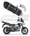 scarico silenziatore DOMINATOR HP1 nero adatto alla moto Honda VFR 800 X Crossrunner 2015 - 2021 8