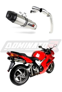 Honda VFR 800 V TEC 2002 - 2013 Terminale di Scarico Marmitta Silenziatore HP1 + dB killer medium