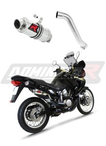 Honda XL 650 V TRANSALP 2001 - 2007 Terminale di Scarico Marmitta Silenziatore GP1 + dB killer medium