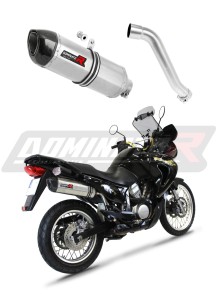 Honda XL 650 V TRANSALP 2001 - 2007 Terminale di Scarico Marmitta Silenziatore HP1 + dB killer medium
