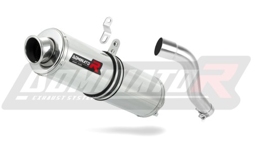 scarico silenziatore DOMINATOR rotondo adatto alla moto Honda XL 700 V TRANSALP 2008 - 2014 3