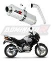 scarico silenziatore DOMINATOR ovale adatto alla moto Honda XL 125 V VARADERO 2001 - 2006 6