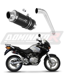 Honda XL 125 V VARADERO 2001 - 2006 Terminale di Scarico Marmitta Silenziatore GP1 NERO + dB killer medium