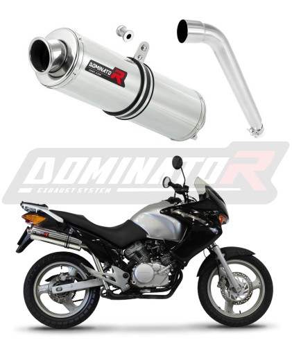 scarico silenziatore DOMINATOR rotondo adatto alla moto XL 125 V VARADERO 2001 - 2006 6