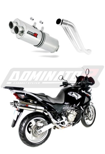 scarico silenziatore DOMINATOR ovale adatto alla moto Honda XL 1000 V VARADERO 1999 - 2016 5