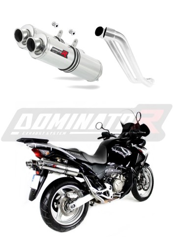 scarico silenziatore DOMINATOR rotondo adatto alla moto Honda XL 1000 V VARADERO 1999 - 2016 5