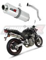 scarico silenziatore DOMINATOR ovale adatto alla moto Honda CB 600F HORNET 1998 - 2002 6