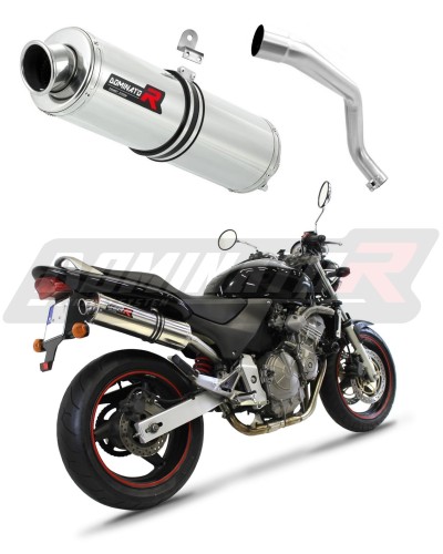scarico silenziatore DOMINATOR rotondo adatto alla moto Honda CB 600F HORNET 1998 - 2002 6