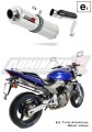 scarico silenziatore DOMINATOR omologato rotondo adatto alla moto CB 600F HORNET 2003 - 2006 5