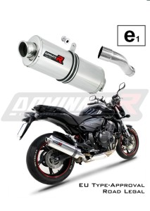 CB 600F HORNET Omologato Silenziatore Scarico OVAL 2007 - 2013