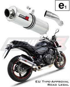CB 600F HORNET Homologated EXHAUST Silencer ROUND 2007 - 2013