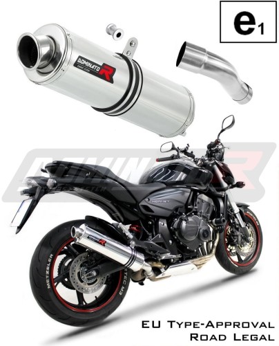CB 600 F Exhaust HONDA Homologated EC Type approval  Street legal Approval Certificate Muffler Auspuff Sportauspuff Silencer Echappement Silencieux Scarico Scarichi Escape Wydech Tłumik ROUND 2007 - 2013 Dominator 1 x
