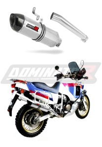 Honda XRV 750 AFRICA TWIN RD04 1990 - 1992 Terminale di Scarico Marmitta Silenziatore HP1 + dB killer medium