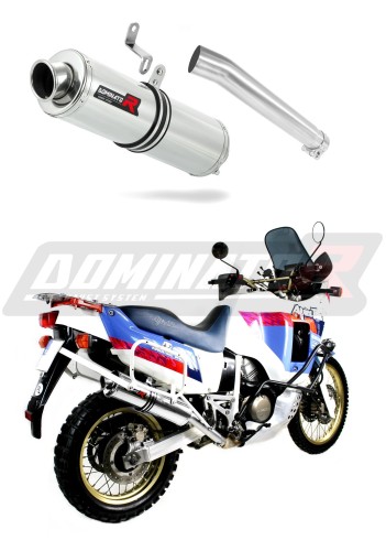 XRV 750 AFRICA TWIN RD04 EXHAUST Honda Muffler Auspuff Sportauspuff Silencer Echappement Silencieux Scarico Scarichi Escape Wydech Tłumik ROUND 1990 - 1992 Dominator x