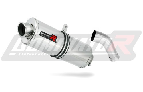 scarico silenziatore DOMINATOR ovale adatto alla moto Honda VFR 750 1993 - 1997 3