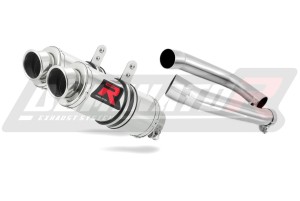 Honda VTR 1000F Firestorm 1998 - 2001 Terminale di Scarico Marmitta Silenziatore GP1 + dB killer medium