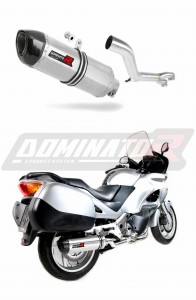 Honda NT 650 V DEAUVILLE RC47 1998 - 2005 Terminale di Scarico Marmitta Silenziatore HP1 + dB killer medium