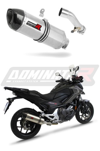 NC 700 750 S EXHAUST Honda Muffler Auspuff Sportauspuff Silencer Echappement Silencieux Scarico Scarichi Escape Wydech Tłumik HP1 Carbon End Cap 2012 - 2020 Dominator x