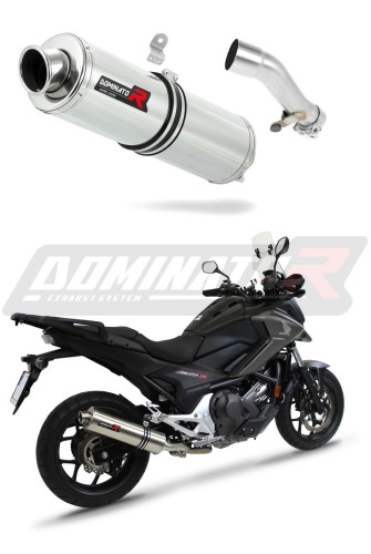 exhaust muffler DOMINATOR ROUND fits to Honda NC 700 / 750 S 2012  2020 6