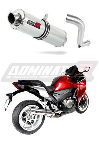 scarico silenziatore DOMINATOR rotondo adatto alla moto Honda VFR 1200 F 2010 - 2018 5