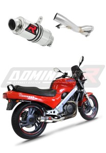 Honda NTV 650 REVERE 1988 - 1997 Terminale di Scarico Marmitta Silenziatore GP1 + dB killer medium