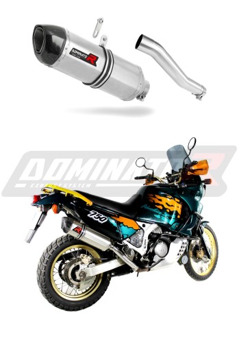 XRV 750 AFRICA TWIN RD07 EXHAUST Honda Muffler Auspuff Sportauspuff Silencer Echappement Silencieux Scarico Scarichi Escape Wydech Tłumik Carbon Tip HP1 1993 - 1995 Dominator  x