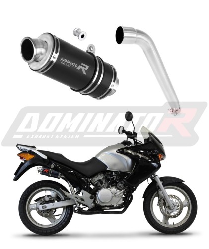 scarico silenziatore DOMINATOR GP1 nero adatto alla moto Honda XL 125 V VARADERO 2007 - 2012 6