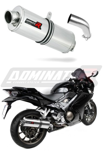 scarico silenziatore DOMINATOR ovale adatto alla moto Honda VFR 800 F 2014 - 2019 5