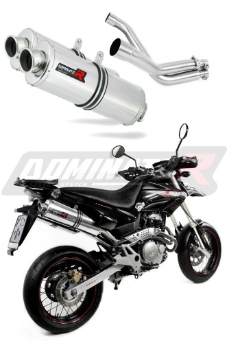 scarico silenziatore DOMINATOR ovale adatto alla moto Honda FMX 650 2005 - 2009 5