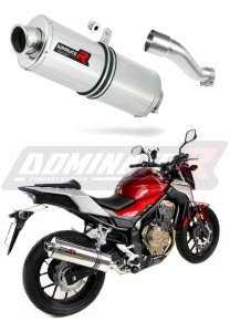 Marmitta Racing Dominator Per Suzuki DL 650 V-Strom 2007-2011, Terminale Scarico Tondo In Acciaio Inox, Silenziatore Sportivo